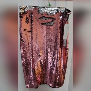 BNWT Eva Mendes collection sequin pencil skirt XL